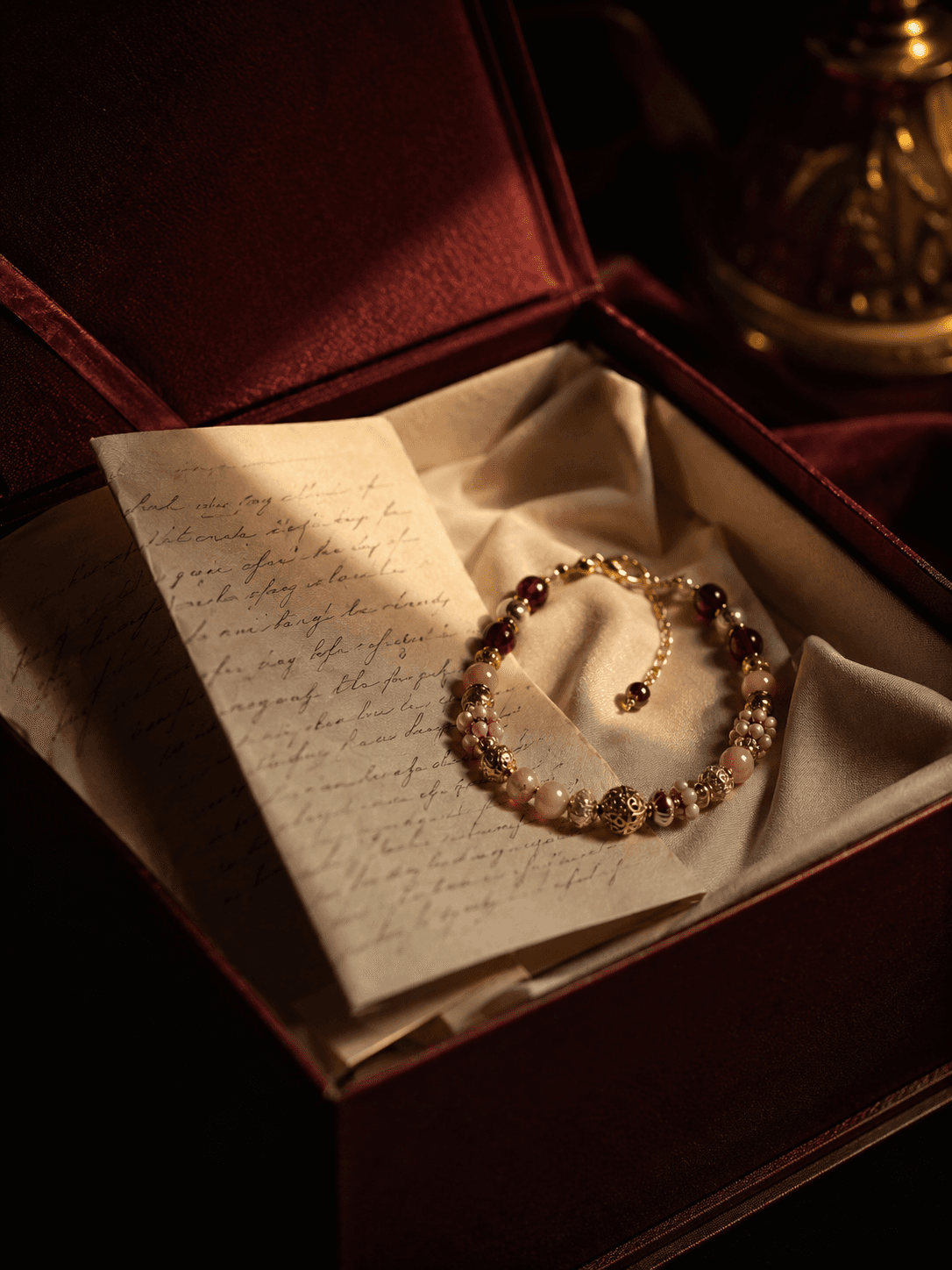 The Pill — an open box, a handwritten letter resting inside