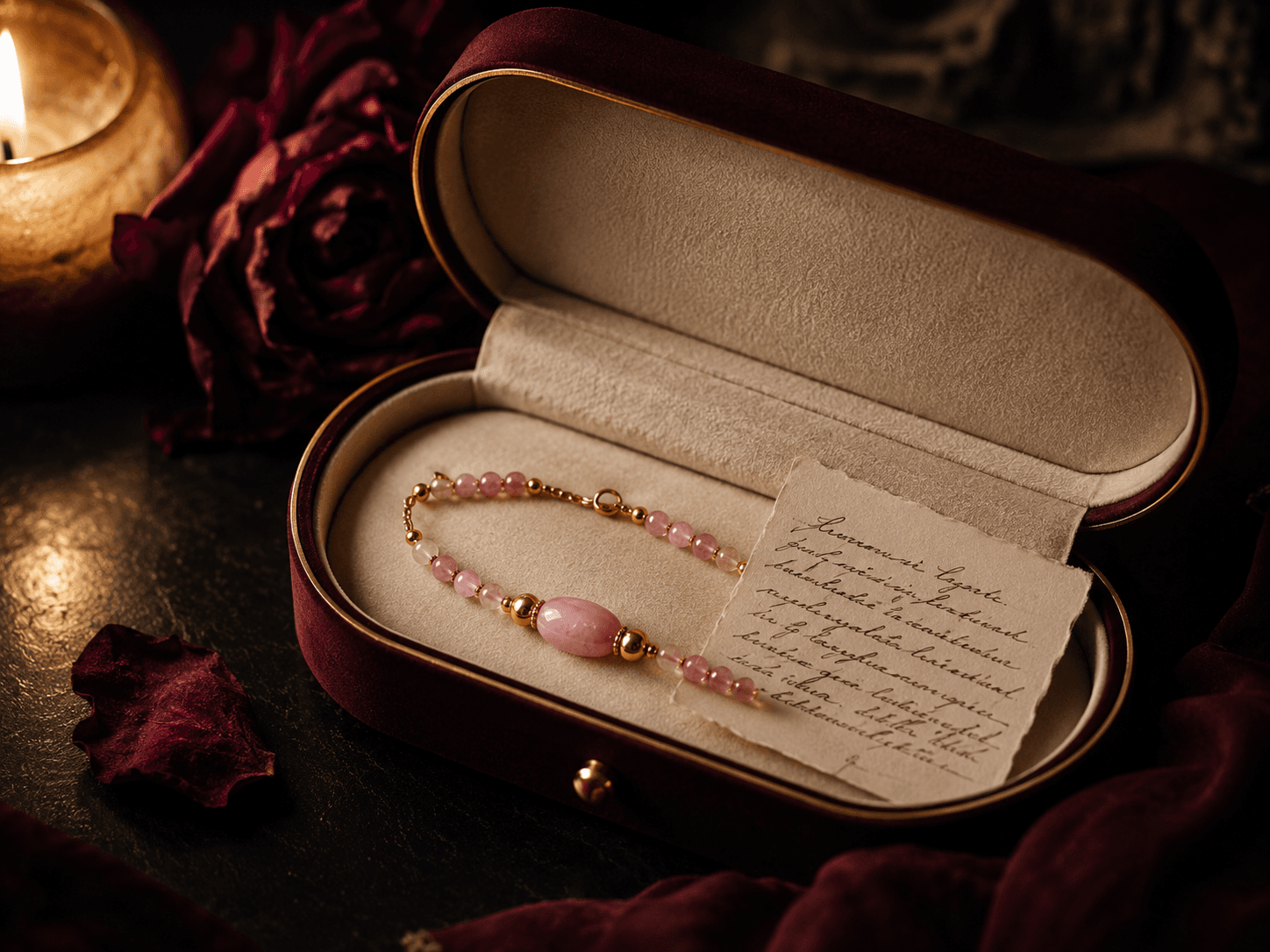 An open Pill box, a handwritten note resting inside